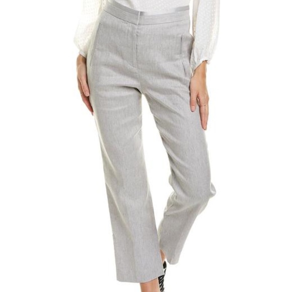 NWT Rebecca Taylor Twill Linen Pant - Picture 1 of 2